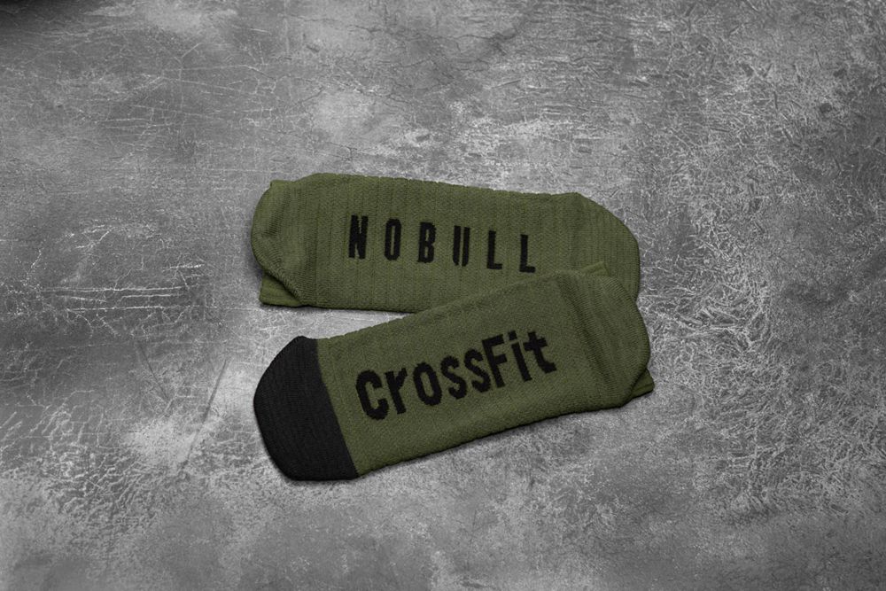 Chaussettes NOBULL Vert Noir - NOBULL Low (Crossfit®),France (4781-ASMJE)